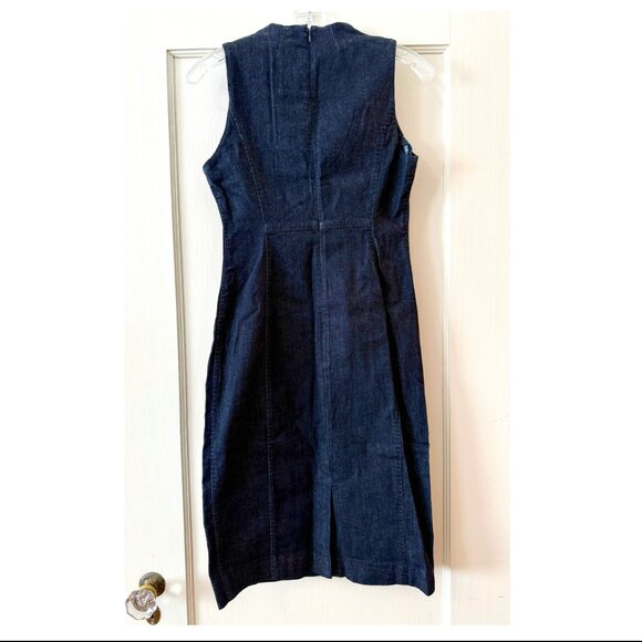 Banana Republic | Sleeveless Denim Sheath Dress - Picture 4 of 11